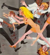 Faith Ringgold, America People Series #20: Die