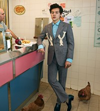 Harry Styles for Gucci Tailoring Campaign model 2018