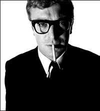 Michael Caine 1965 © David Bailey. Courtesy Gagosi