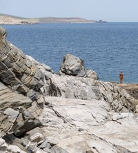 Antony Gormley SIGHT on the Island of Delos