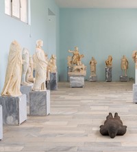 Antony Gormley SIGHT on the Island of Delos