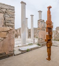 Antony Gormley SIGHT on the Island of Delos