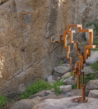 Antony Gormley SIGHT on the Island of Delos