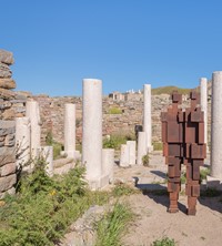 Antony Gormley SIGHT on the Island of Delos