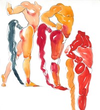 Body Study, models unknown, c. 1982