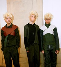 Kiko Kostadinov AW18 backstage london fashion week men's