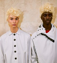 Kiko Kostadinov AW18 backstage london fashion week men's