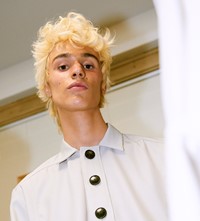 Kiko Kostadinov AW18 backstage london fashion week men's