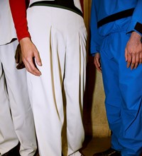 Kiko Kostadinov AW18 backstage london fashion week men's
