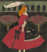 Aubrey Beardsley, The Slippers of Cinderella, 1894