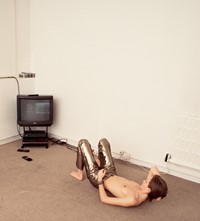 07_Rose in gold trousers, THE FACE magazine 'Engla