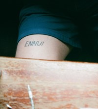 Luisa Le Voguer Couyet Hate Zine Ennui Malaise tattoo