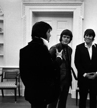 Elvis Presley and President Richard Nixon