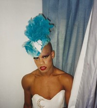 Kevin Aviance at the Palladium nightclub. 1995