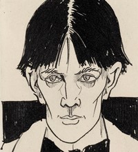 Aubrey Beardsley, Self-Portrait, 1892