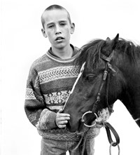 Niall Fitzgerald with Pebbles