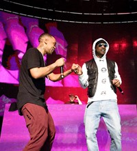 24 Me and Skepta at the Godfather Roundhouse show,