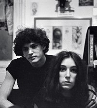 Patti Smith and Robert Mapplethorpe by Lloyd Ziff