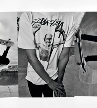 An IDEA Book About T-Shirts By Stüssy archive adverts