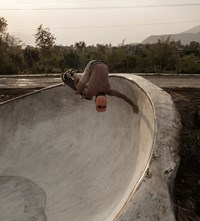Nepal Himalayas Pokhara Skaterpark skaters