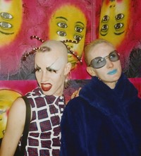 Walt Paper and Page at Limelight nightclub. 1995