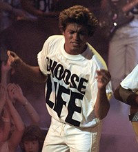 George Michael fashion style evolution