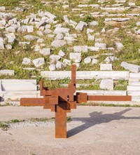 Antony Gormley SIGHT on the Island of Delos