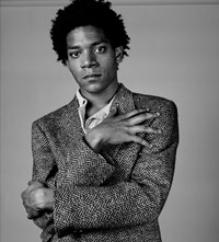 Jean-Michel Basquiat studio Richard Corman fashion style