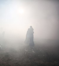 Mustafa Hassona Palestine protester iconic viral Gaza