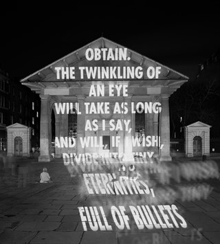Jenny Holzer, IF I WISH, 2008, Pigment print, 152,