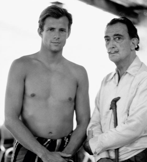Peter Beard and Salvador Dalí