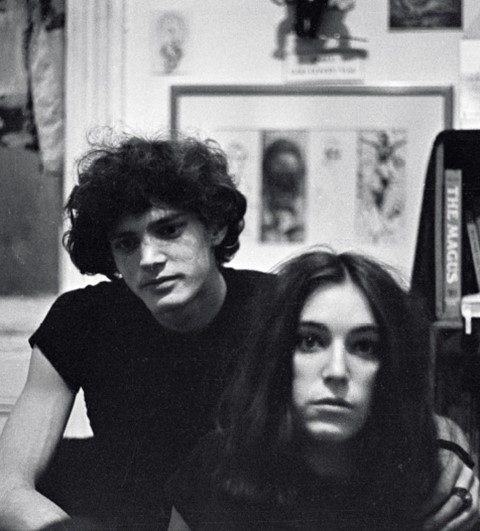 Patti Smith and Robert Mapplethorpe by Lloyd Ziff