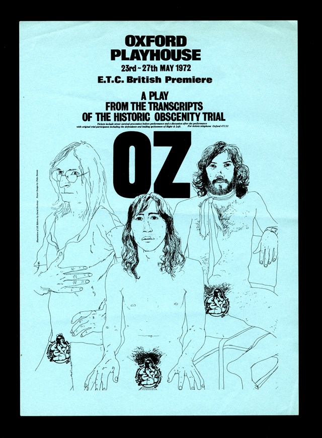 The Oz Trial Stage Show, Oxford Playhouse Poster, 