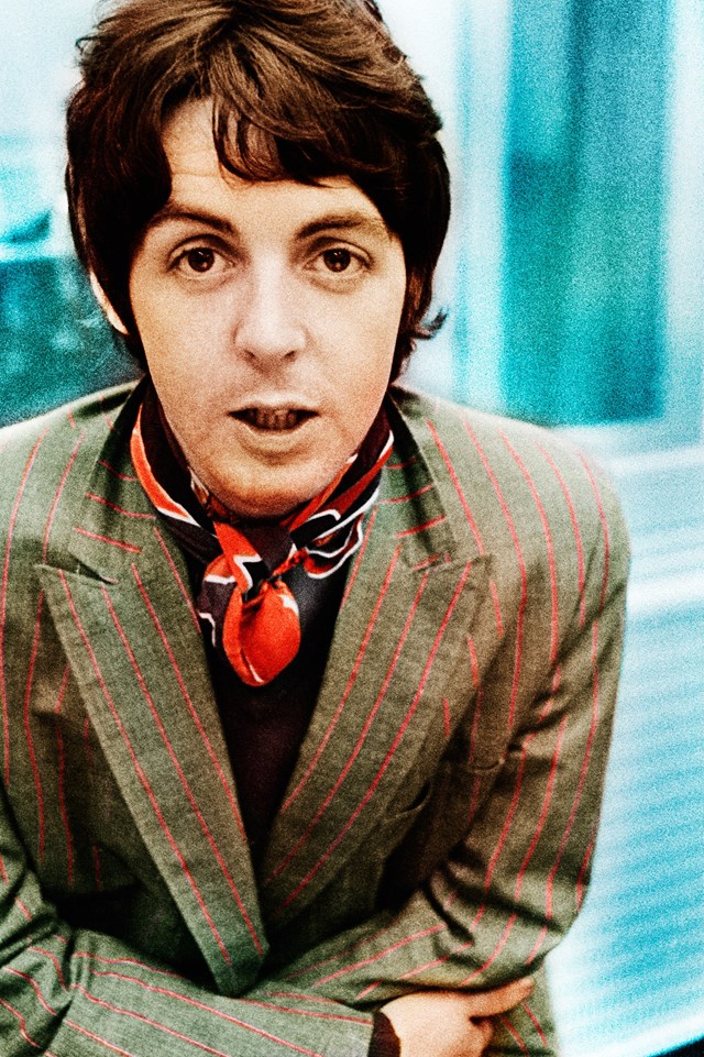Gered Mankowitz Paul McCartney Beatles colour 60s fashion
