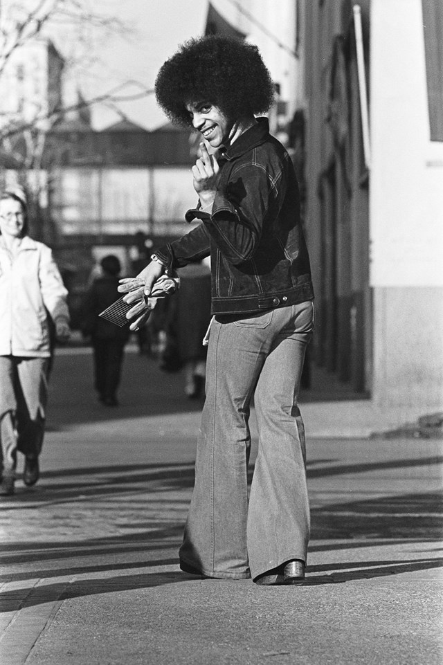 Prince pre fame first shoot young 1977 Robert Whitman fashio
