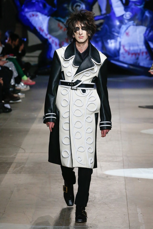 Faris Badwan at Charles Jeffrey Loverboy A/W18