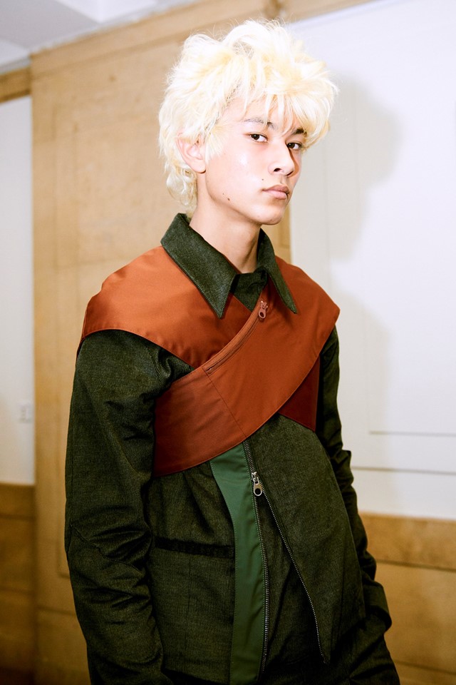 Kiko Kostadinov AW18 backstage london fashion week men's