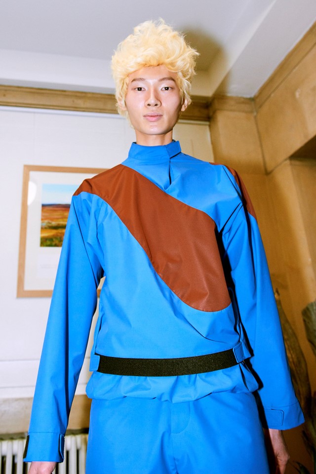 Kiko Kostadinov AW18 backstage london fashion week men's