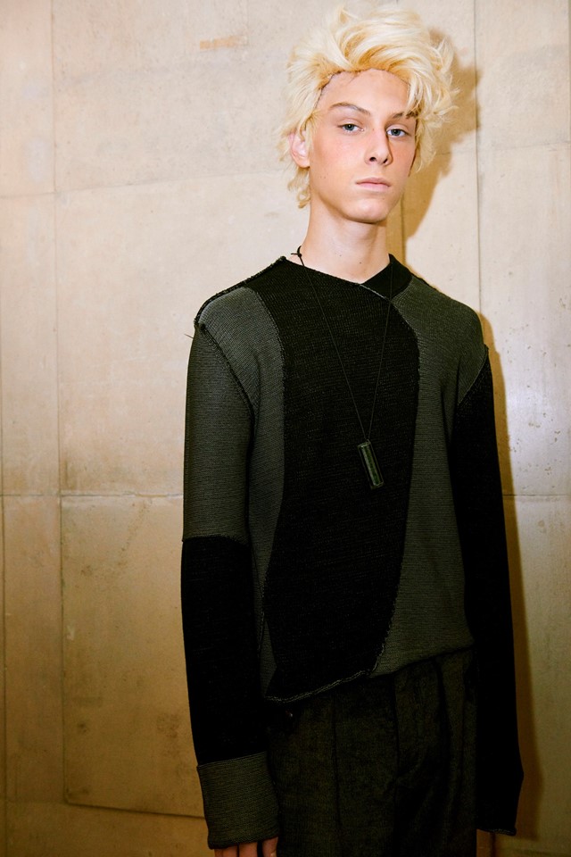 Kiko Kostadinov AW18 backstage london fashion week men's
