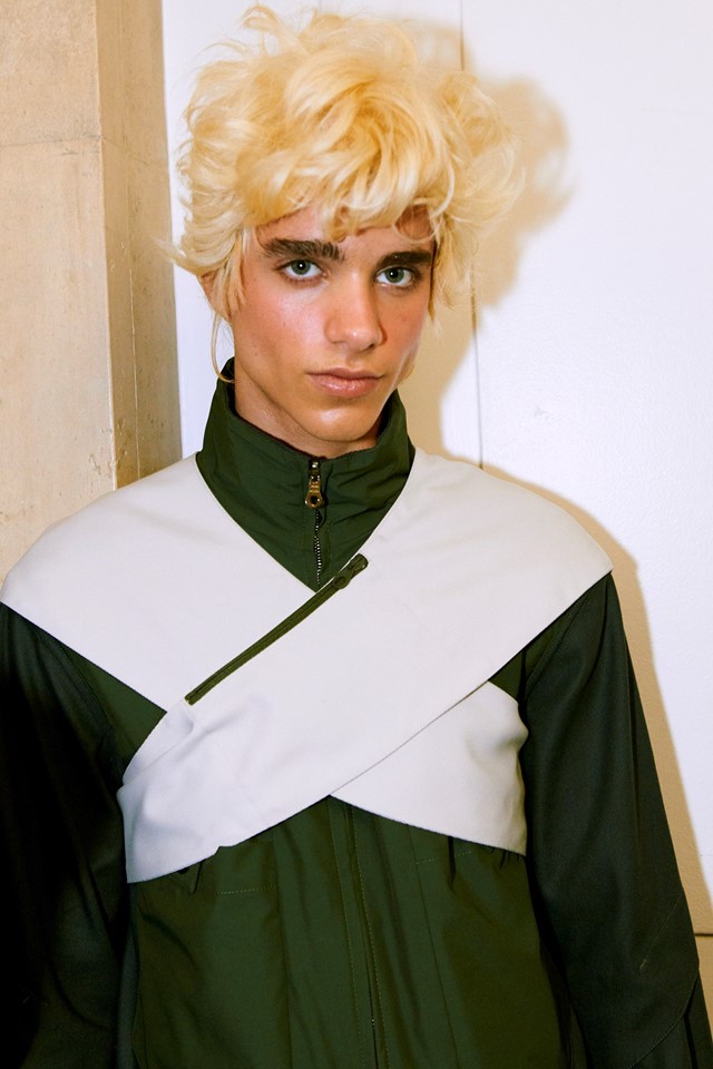 Kiko Kostadinov AW18 backstage london fashion week men's