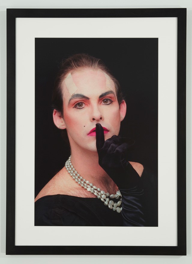 Hunter Reynolds, Shhh (from Patina du Prey Drag Pose Series)