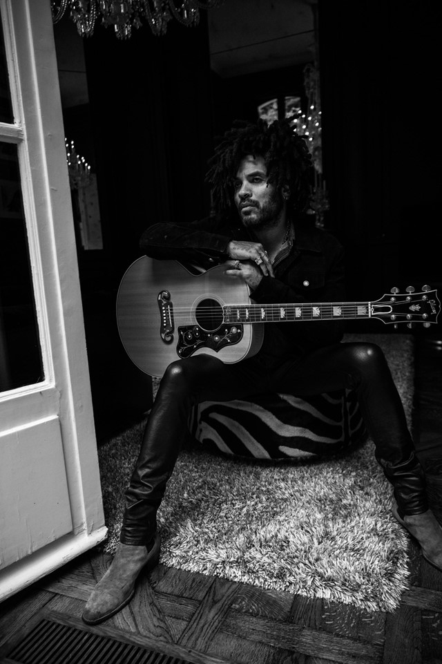 Lenny Kravitz interview style fashion leather trousers