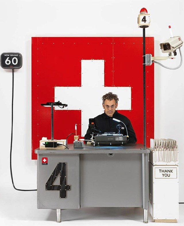 Tom Sachs, Swiss Passport Office, 2018