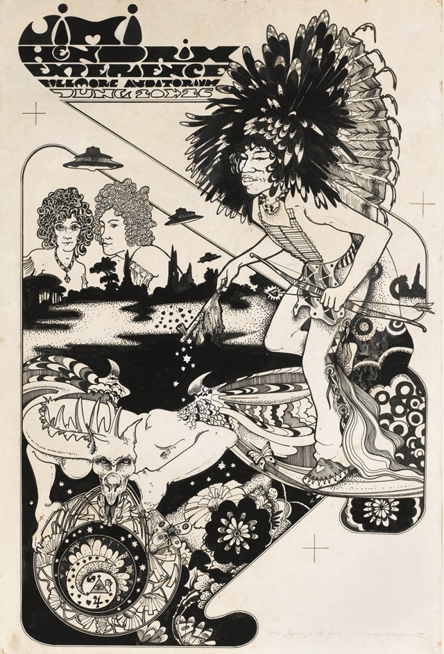 104. Jimi Hendrix poster by Hapshash