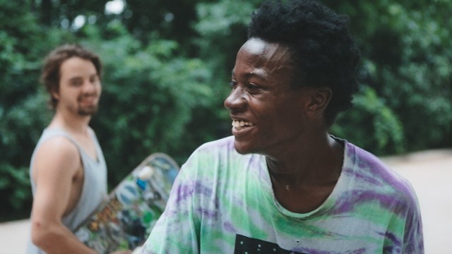 MTG key graphic keire smiling after shed drop