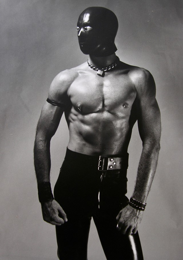 Rick Castro fetish erotic photography leather mask