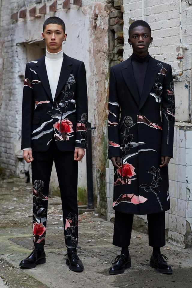 Alexander McQueen AW19 Menswear Collection Ethan James Green