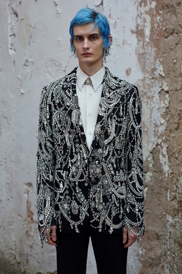 Alexander McQueen AW19 Menswear Collection Ethan James Green