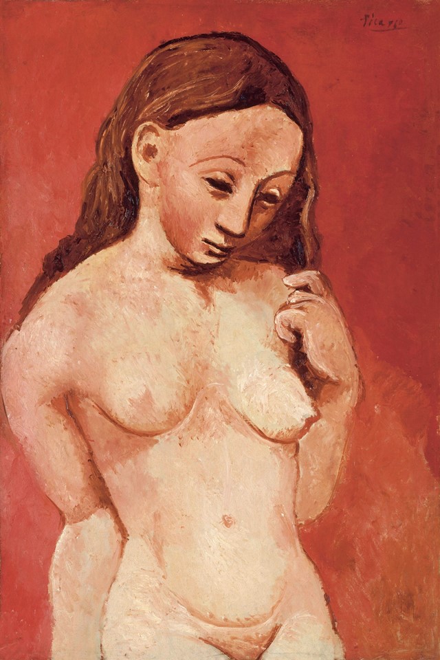 PARIS_Nu-sur-fond-rouge_LAC_449x300mm