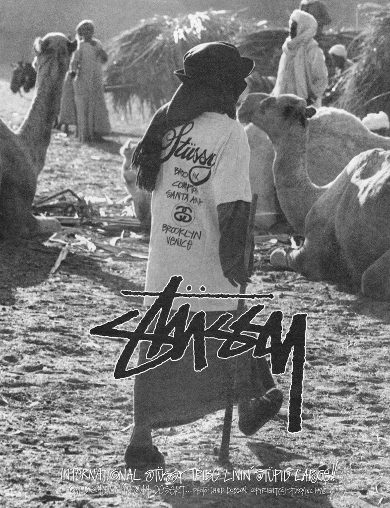 An IDEA Book About T-Shirts By Stüssy archive adverts